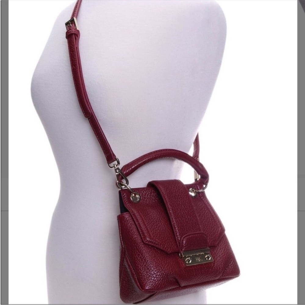 NWT Roberto Cavalli Cosmopolitan Burgundy Crossbody Bag - Picture 3 of 9